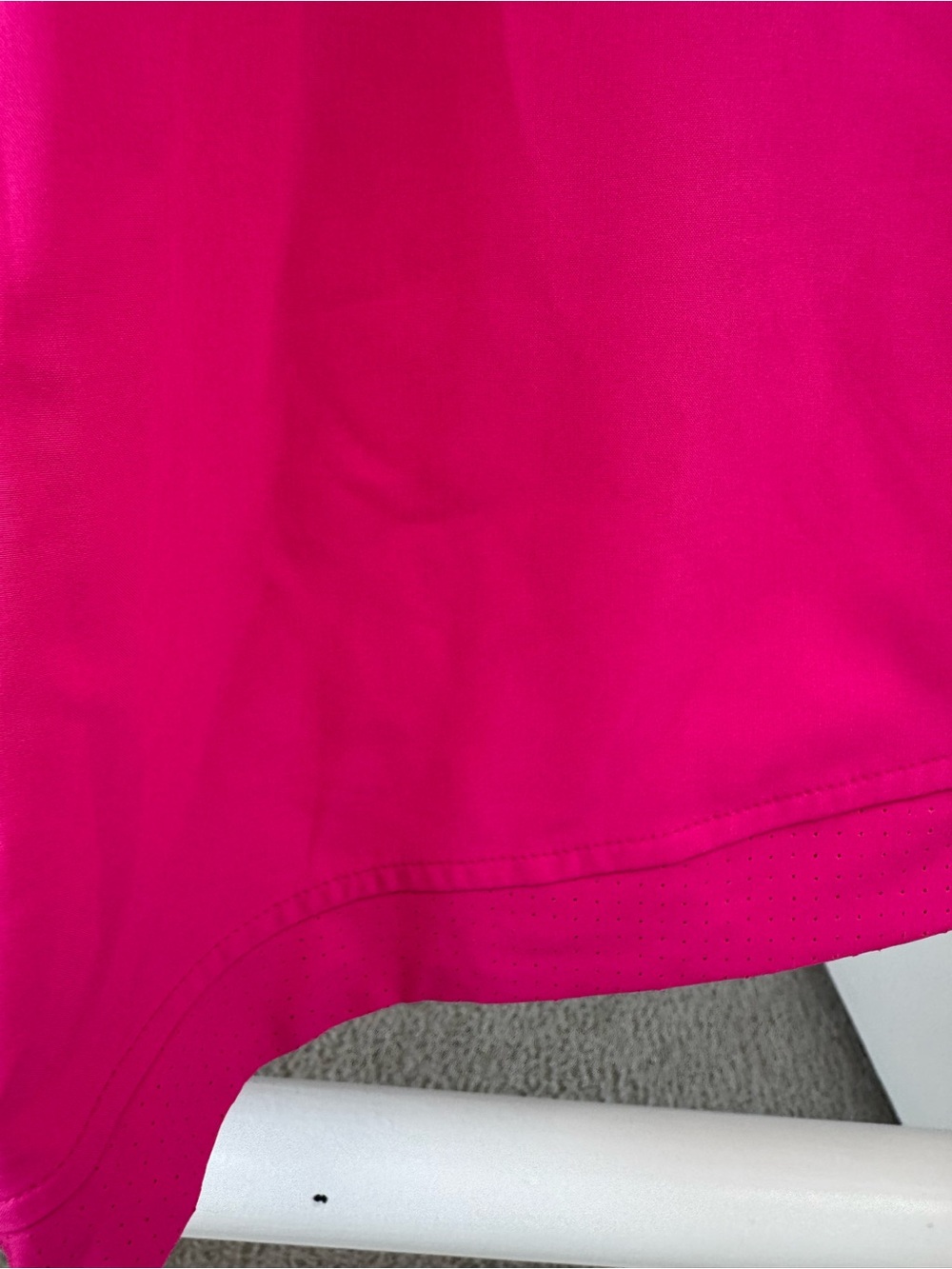 High-Rise Women's Athletic Shorts in Vibrant Pink - Picture 7 of 9